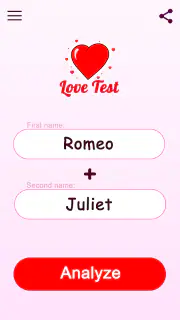 Love Tester - Test d'Amour screenshot 1
