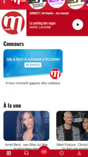 M Radio chansons francaises screenshot 2