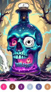 Macabre Color Paint By Number screenshot 6