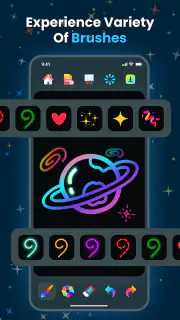 Magic Doodle: Glow Art Drawing screenshot 3