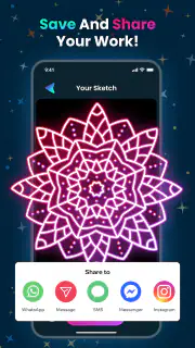 Magic Doodle: Glow Art Drawing screenshot 5