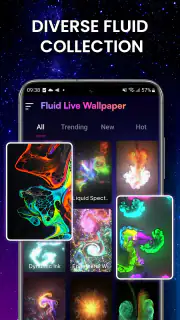Magic Fluid: 4D Live Wallpaper screenshot 2