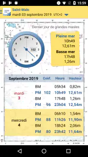 marée.info Essentiel screenshot 2