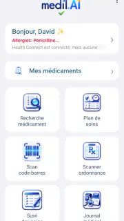 Medil AI : Guide Médicaments screenshot 1