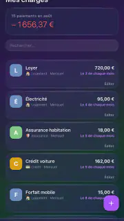 Mensualo screenshot 2