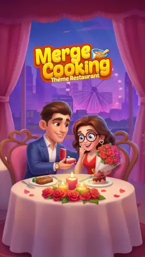 Merge Cooking Thème Restaurant screenshot