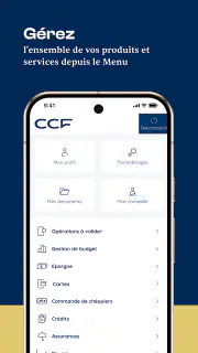 Mes Comptes CCF screenshot 5