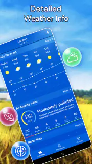 Météo locale：Widget d'alerte screenshot 1