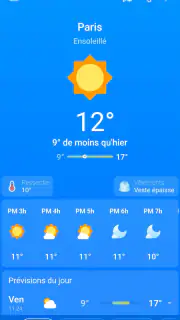 Météo, Prévisions: Weather Sky screenshot 1