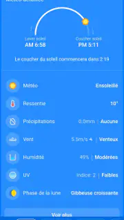 Météo, Prévisions: Weather Sky screenshot 8