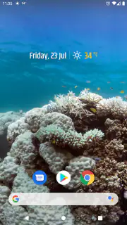 Météo simple et widget horloge screenshot 7