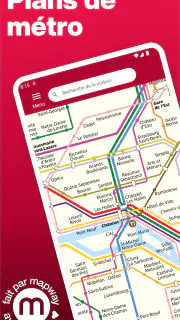 Métro de Paris et Itinéraires screenshot 1
