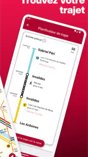 Métro de Paris et Itinéraires screenshot 2