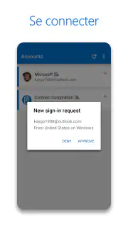 Microsoft Authenticator screenshot 1