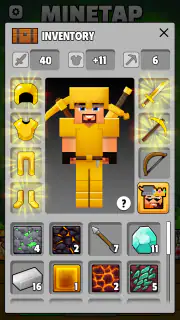 Minetap – Merge rpg clicker screenshot 4