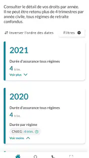 Mon compte retraite screenshot 3