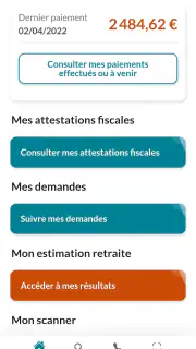 Mon compte retraite screenshot 4