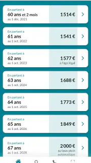 Mon compte retraite screenshot 5