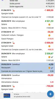 MS Comptes Bancaires Mobile 11 screenshot 4