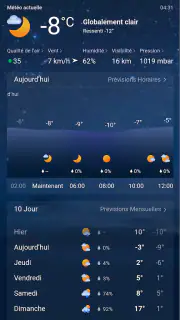 MSN Météo- Prévisions et screenshot 1