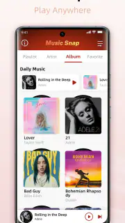 Music Snap:Audio&MP3 Player screenshot 2
