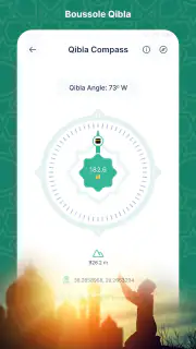 Musulman : prière, Qibla screenshot 4