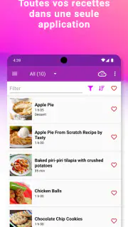 My Recipe Box: Mes recettes screenshot 1