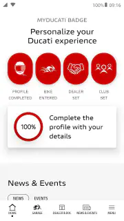 MyDucati screenshot 1