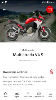 MyDucati screenshot 2