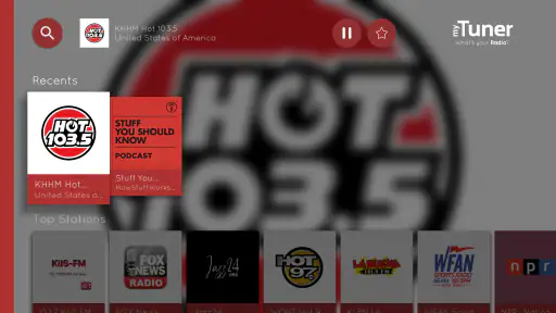 myTuner FM Radio France screenshot