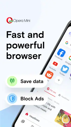 Navigateur Opera Mini bêta screenshot