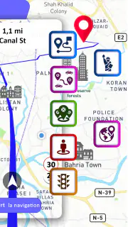 Navigation GPS, cartes et screenshot 2