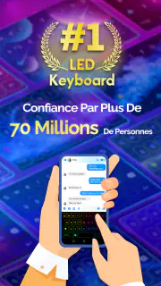 Neon LED Keyboard: Clavier LED screenshot 1