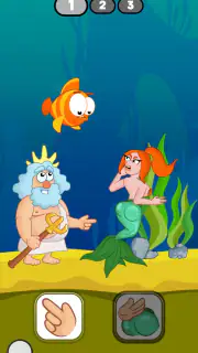 Neptune vs Mermaid: Fish Prank screenshot 1