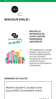 Normandie Université en poche screenshot 1