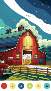 Nostalgia Color by number game screenshot 2