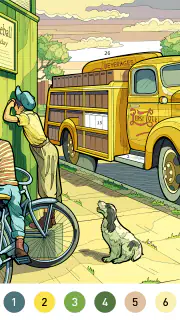 Nostalgia Color by number game screenshot 6