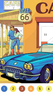 Nostalgia Color by number game screenshot 7