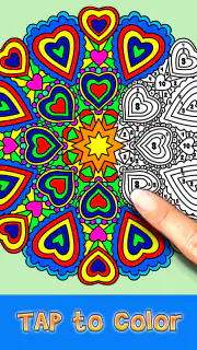 Number Coloring - relaxing app screenshot 2
