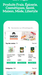 OFFICIAL VEGAN SHOP screenshot 2