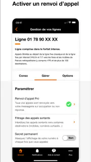 Orange Pro, espace client pro screenshot 5