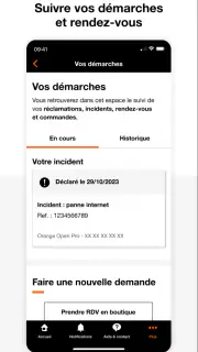 Orange Pro, espace client pro screenshot 7