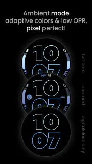 Outlined Watch Face screenshot 2