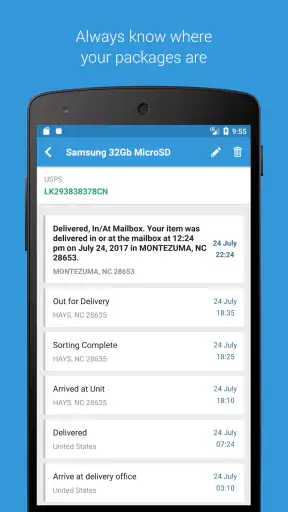 Parcels - Suivi Colis LaPoste screenshot