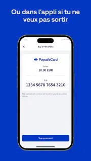PaysafeCard-paiements prépayés screenshot 4