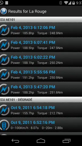 PerfExpert - Banc de puissance screenshot