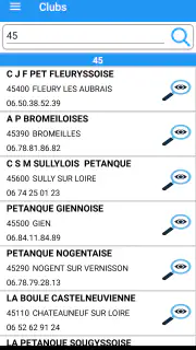 Pétanque Calendriers Concours screenshot 5