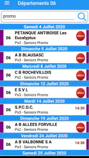 Pétanque Calendriers Concours screenshot 8