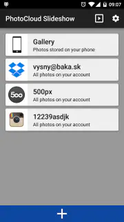 PhotoCloud Frame Slideshow screenshot 1
