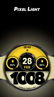 Pixel Light - Watch face screenshot 1